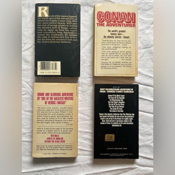 Set of 4 Vintage Conan The Barbarian books. - Picture 3 of 9